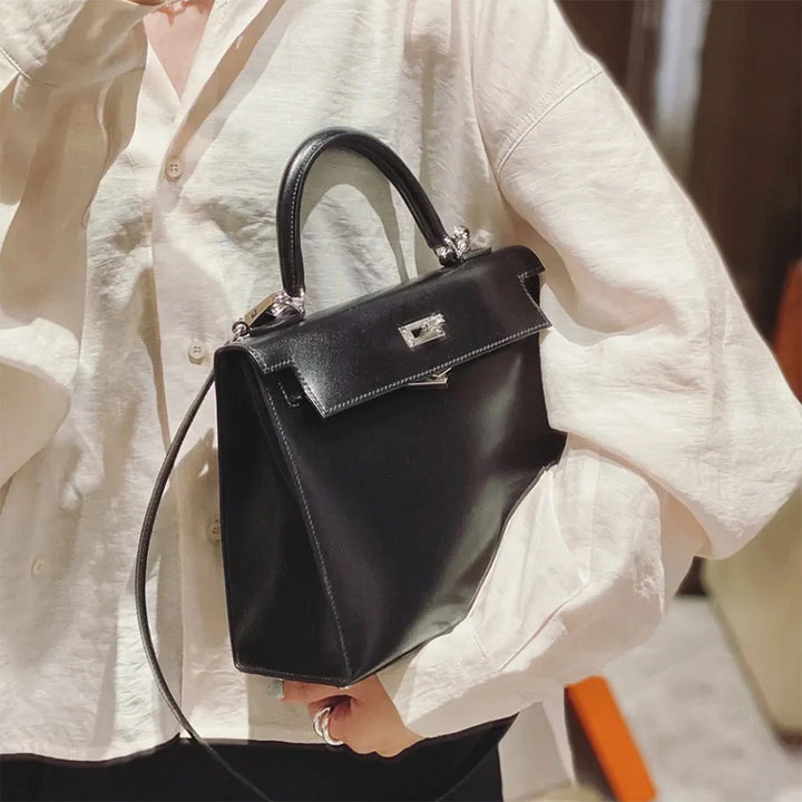 Top Grain Leather Inspired Mini Sellier Kelly Bag