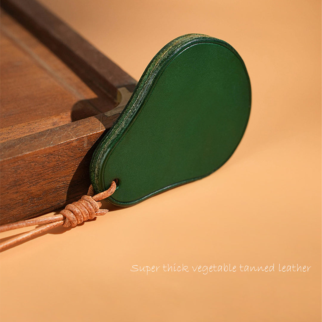 POPSEWING® Vegetable Tanned Leather Avocado Charm