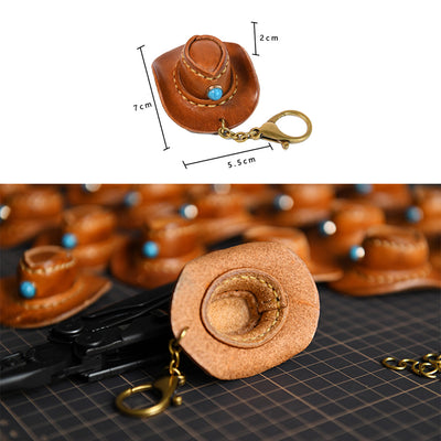 Mini Cowboy Hat Keychain Size - POPSEWING®