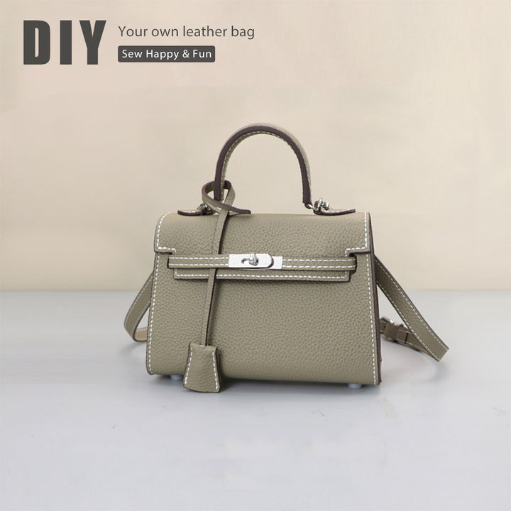 POPSEWING® Top Grain Leather Large Kelli Bag DIY Kit