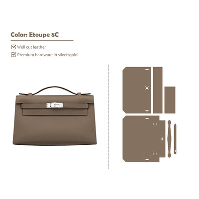 Etoupe Kelly Pochette Classic Bag | Make Your Own Luxury Bags at Home - POPSEWING®