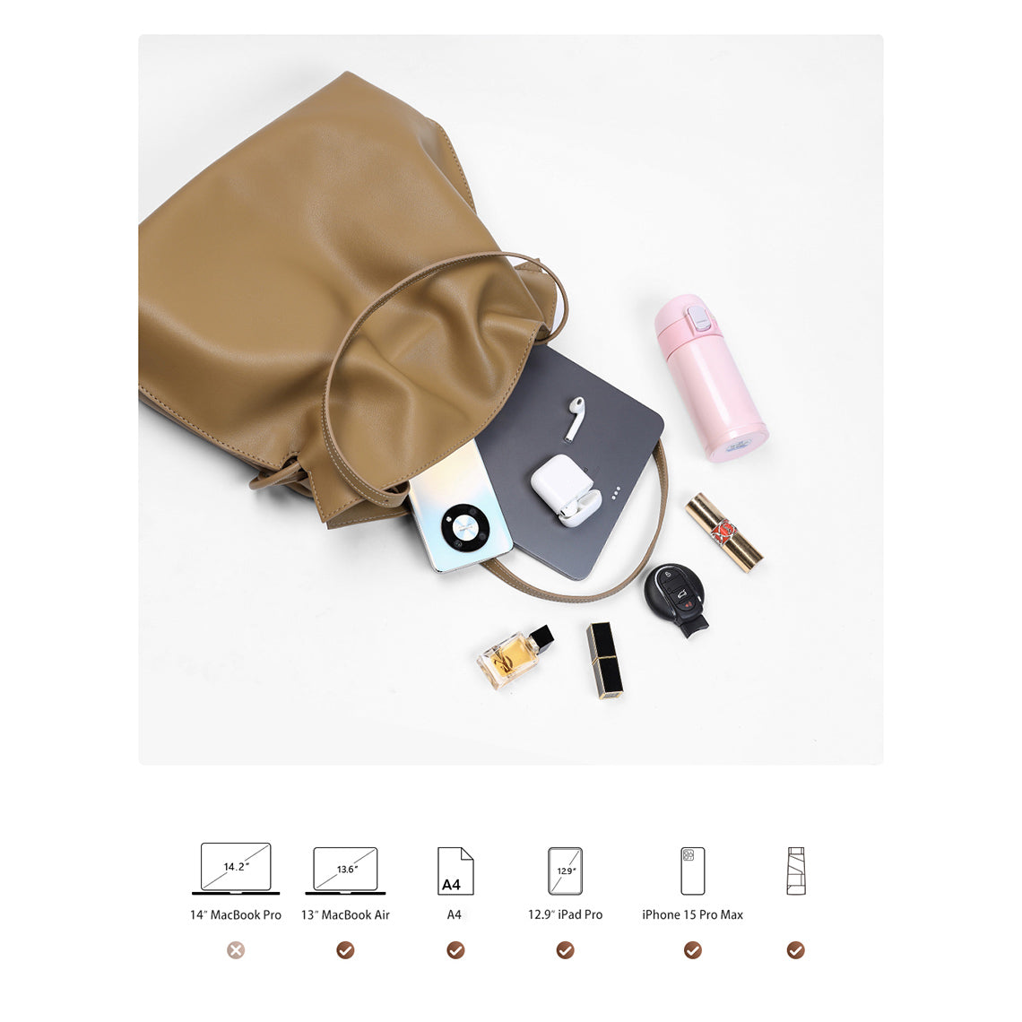 POPSEWING® Leather Drawstring Shoulder Backpack DIY Kits