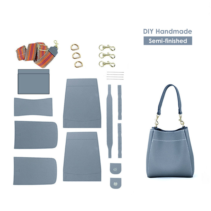 DIY handmade semi-finished leather bag kit - POPSEWING