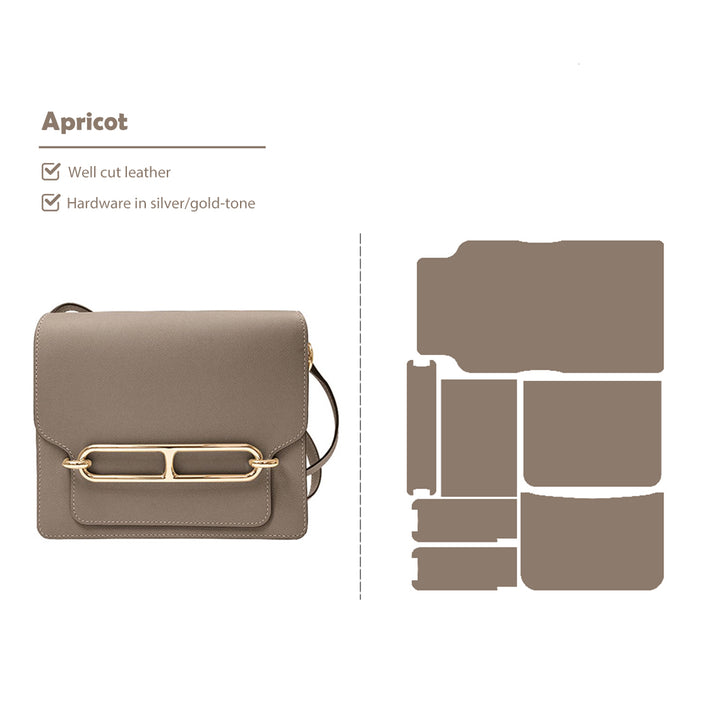 DIY Hermes Mini Roulis Bag Making Kit in Apricot - POPSEWING®