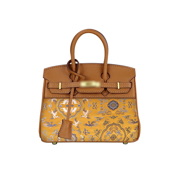 POPSEWING® Top Grain Leather Dustbag Recycle Platinum Bag DIY Kit