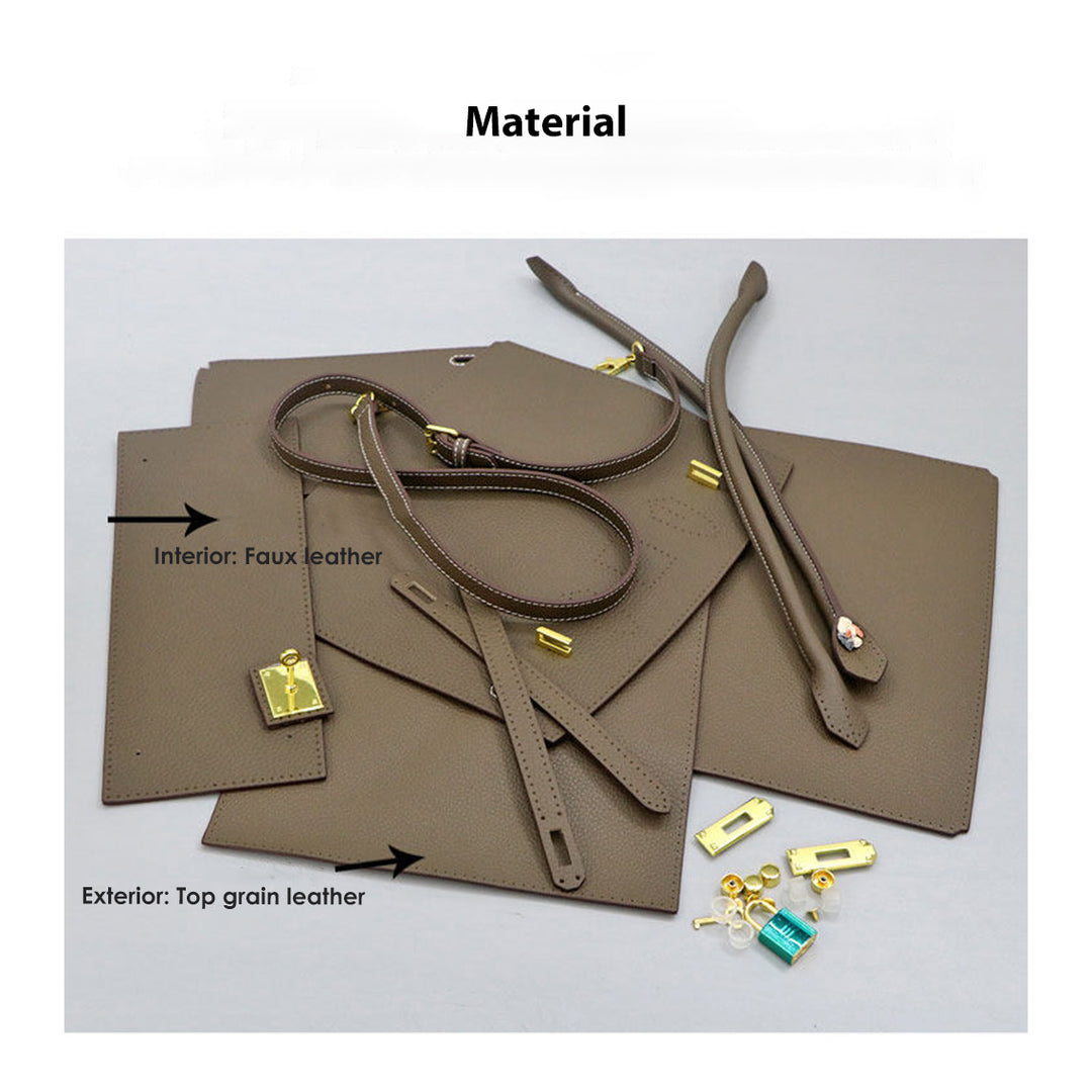 Leather bag patterns | Semi-finished genuine leather bag kits