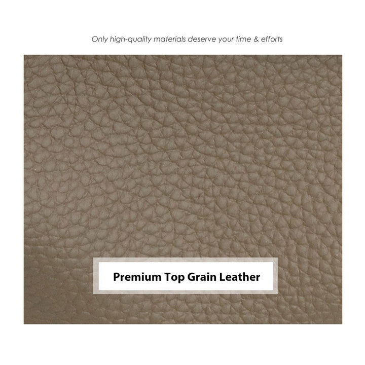 POPSEWING® Top Grain Leather Sellier Platinum Bag DIY Kit