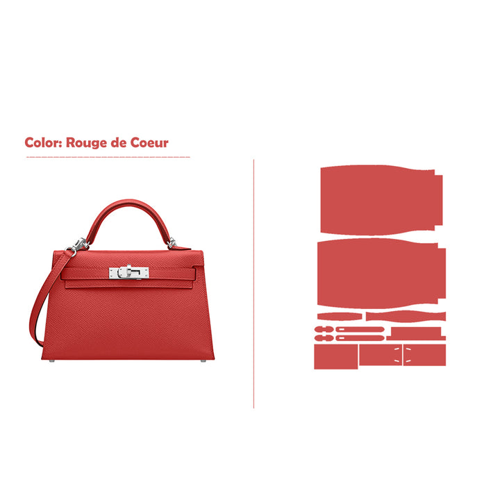 POPSEWING® Full Grain Leather Mini Kylie Handbag - Advanced DIY Kit