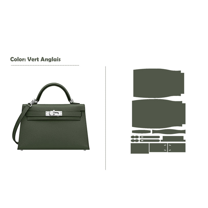 POPSEWING® Full Grain Leather Mini Kylie Handbag - Advanced DIY Kit