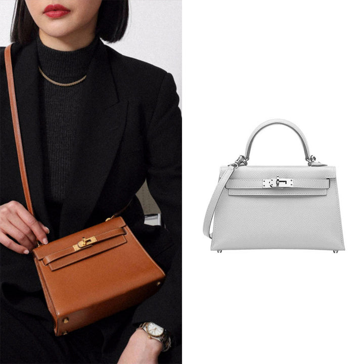POPSEWING® Full Grain Leather Mini Kylie Handbag - Advanced DIY Kit