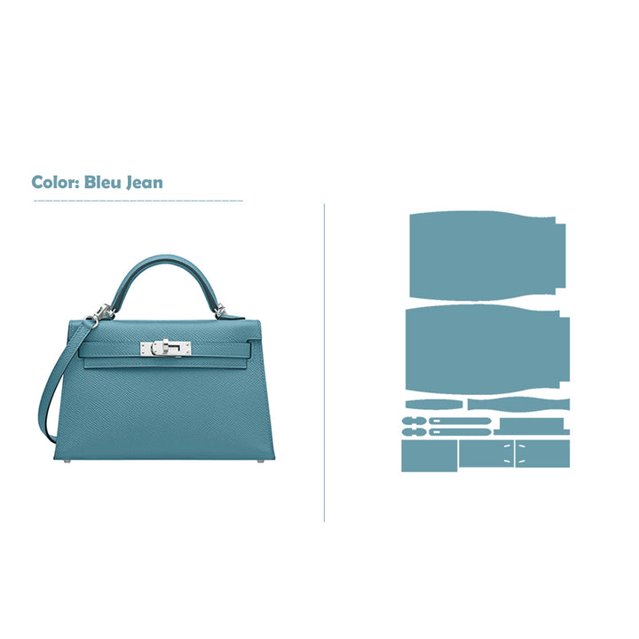 POPSEWING® Full Grain Leather Mini Kylie Handbag - Advanced DIY Kit