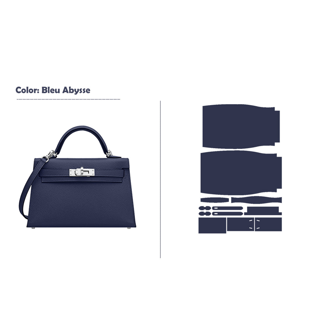 POPSEWING® Full Grain Leather Mini Kylie Handbag - Advanced DIY Kit