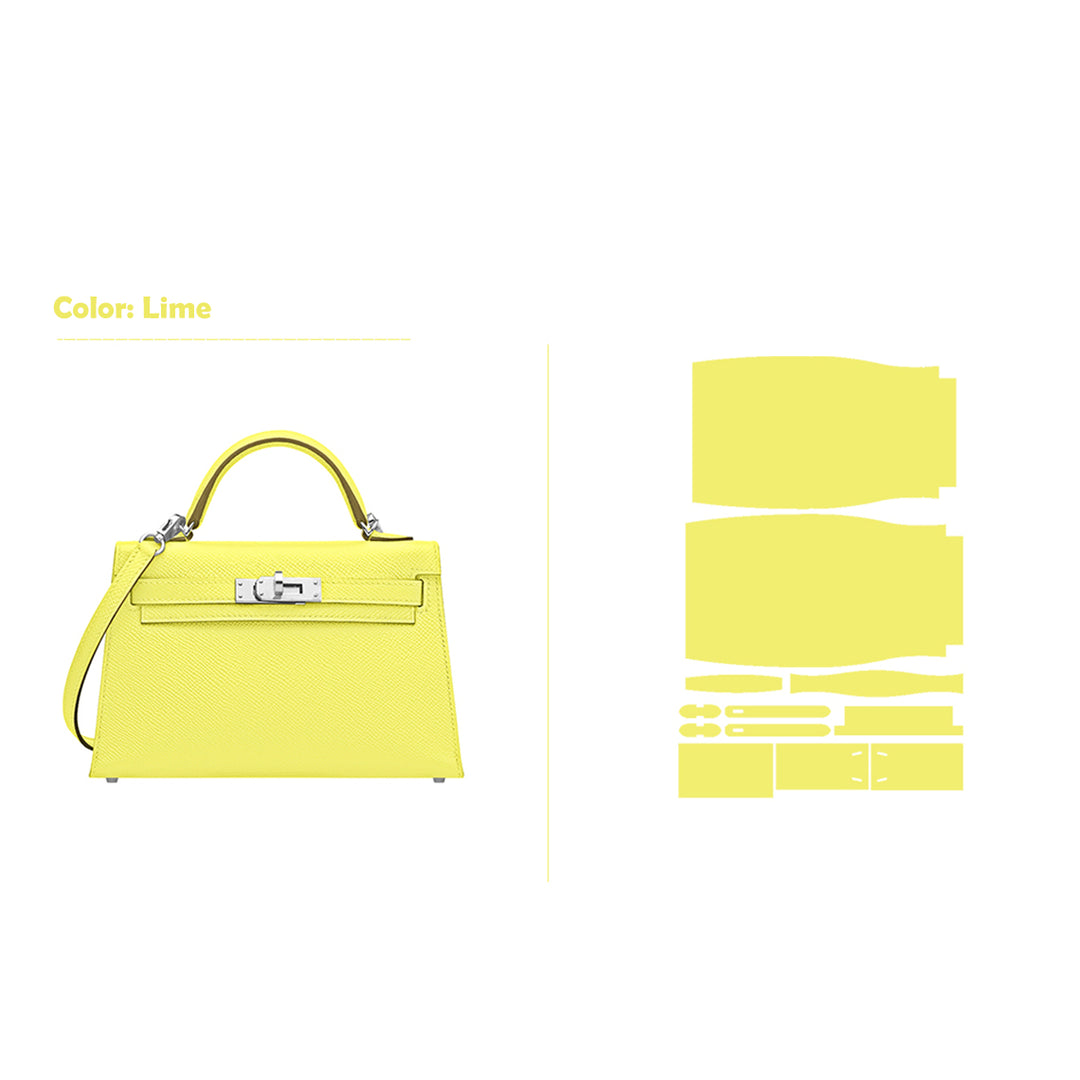 POPSEWING® Full Grain Leather Mini Kylie Handbag - Advanced DIY Kit
