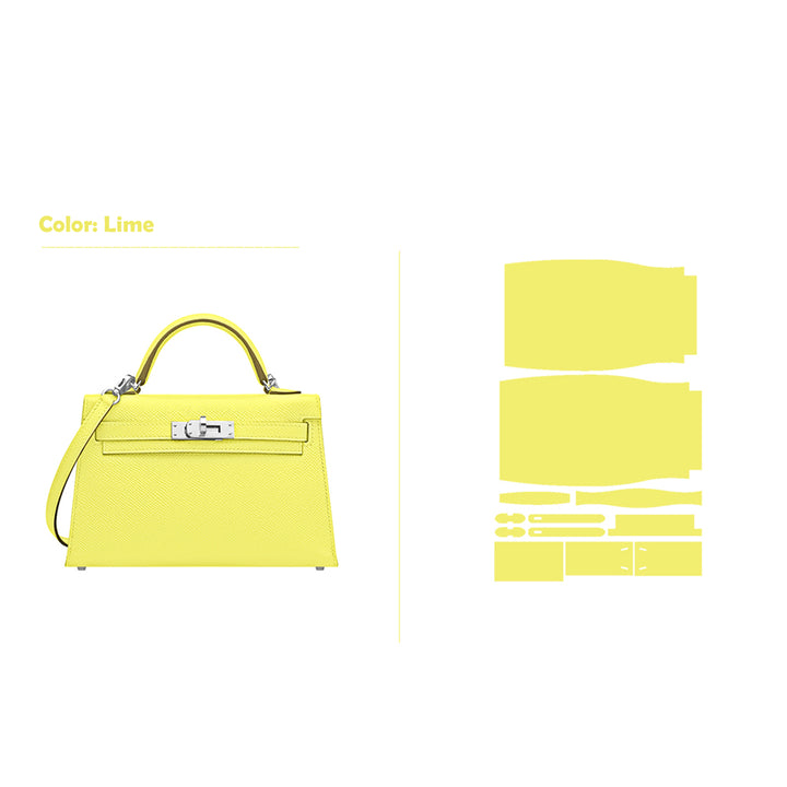 POPSEWING® Full Grain Leather Mini Kylie Handbag - Advanced DIY Kit