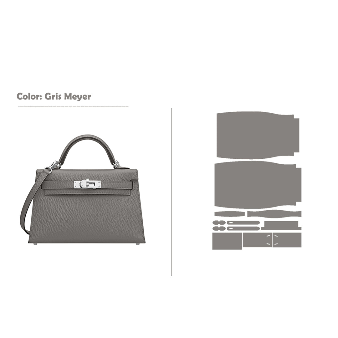 POPSEWING® Full Grain Leather Mini Kylie Handbag - Advanced DIY Kit