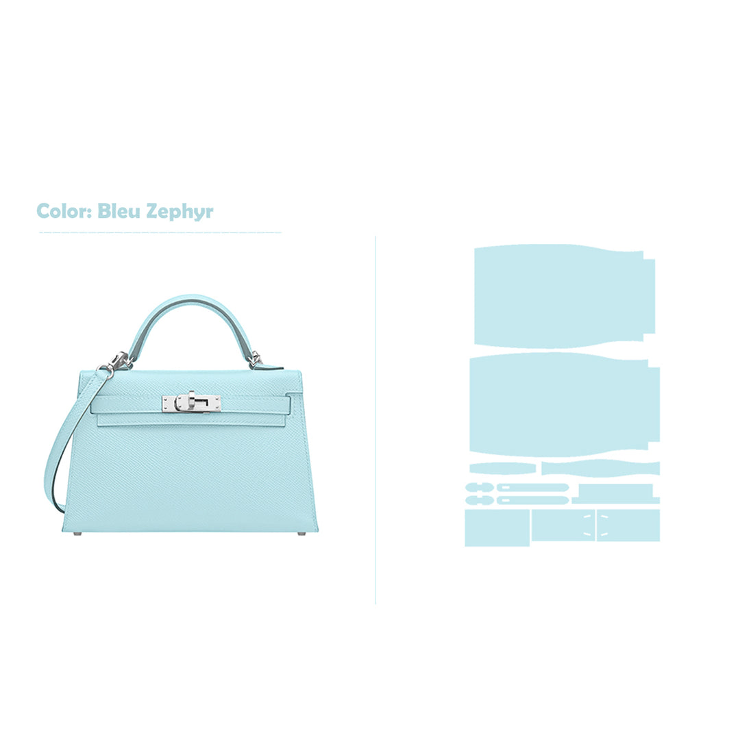 POPSEWING® Full Grain Leather Mini Kylie Handbag - Advanced DIY Kit