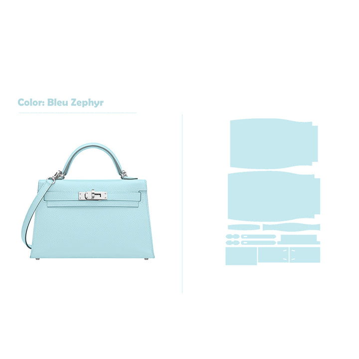 POPSEWING® Full Grain Leather Mini Kylie Handbag - Advanced DIY Kit