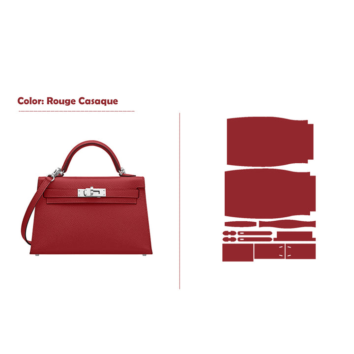 POPSEWING® Full Grain Leather Mini Kylie Handbag - Advanced DIY Kit