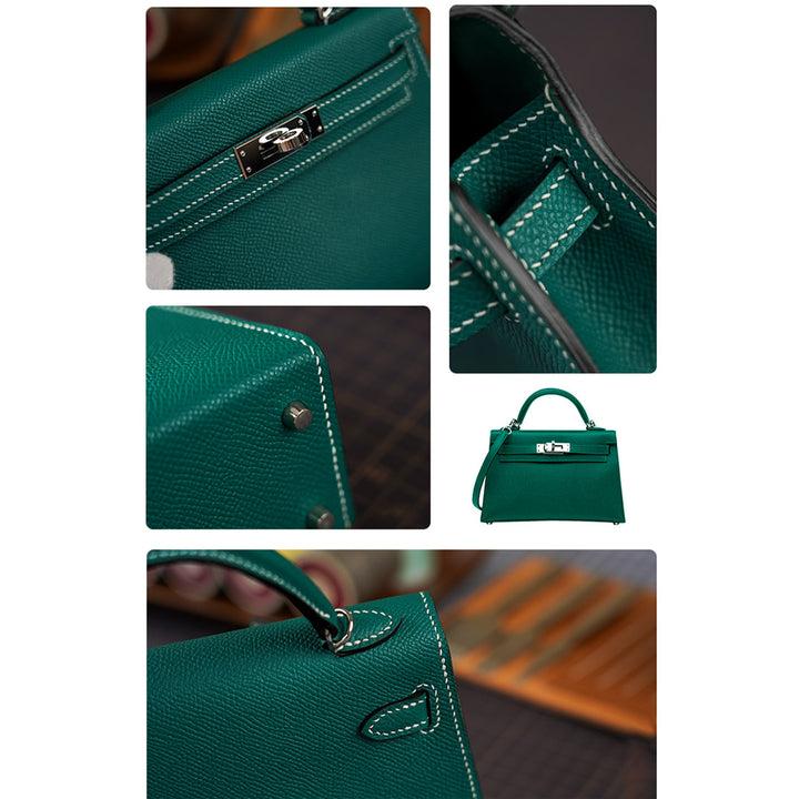 POPSEWING® Full Grain Leather Mini Kylie Handbag - Advanced DIY Kit