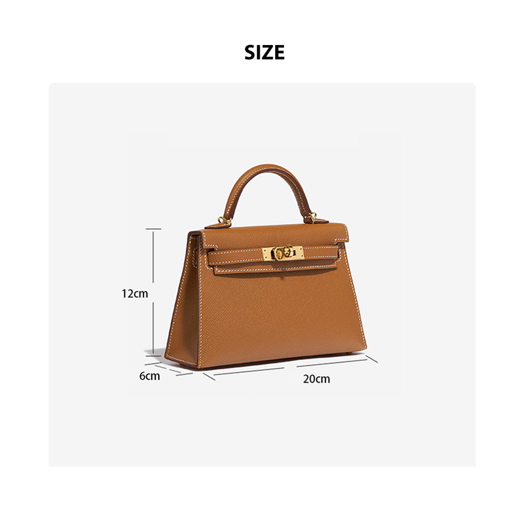 POPSEWING® Full Grain Leather Mini Kylie Handbag - Advanced DIY Kit