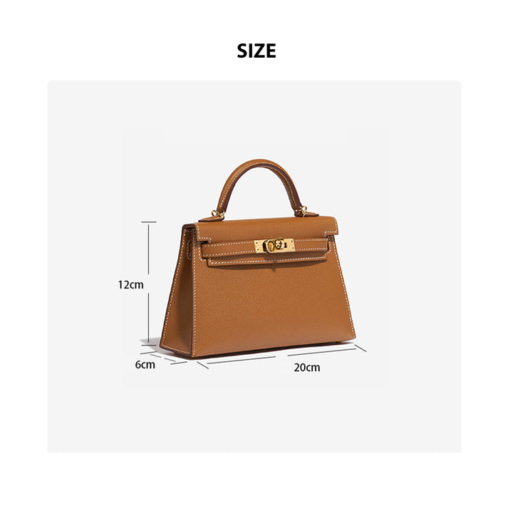 POPSEWING® Full Grain Leather Mini Kylie Handbag - Advanced DIY Kit