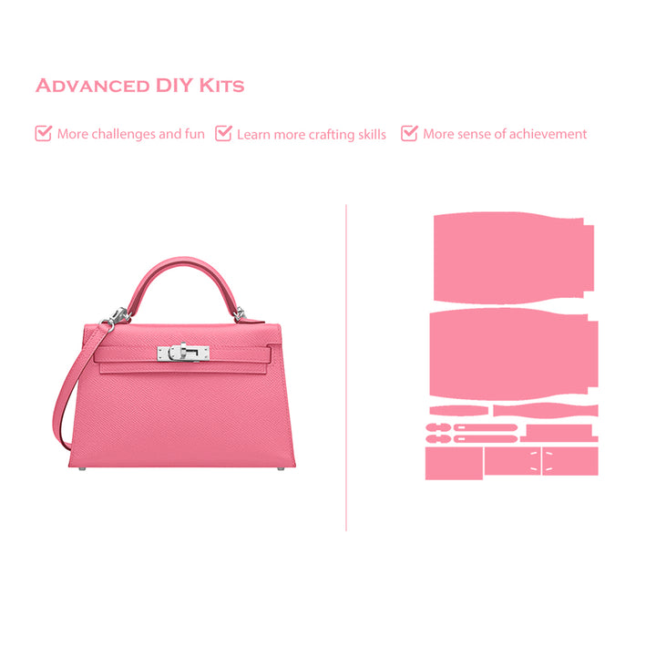 DIY Mini Kelly Epsom Leather | Make Your Own Luxury Bags - POPSEWING®