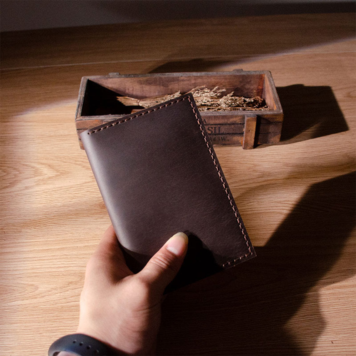 Make Your Own Genuine Leather Wallet Kit | Handmade Gifts for Him - POPSEWING®