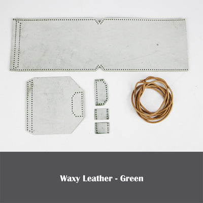 Green Leather Phone Bag Kit | DIY Bag Kits - POPSEWING®