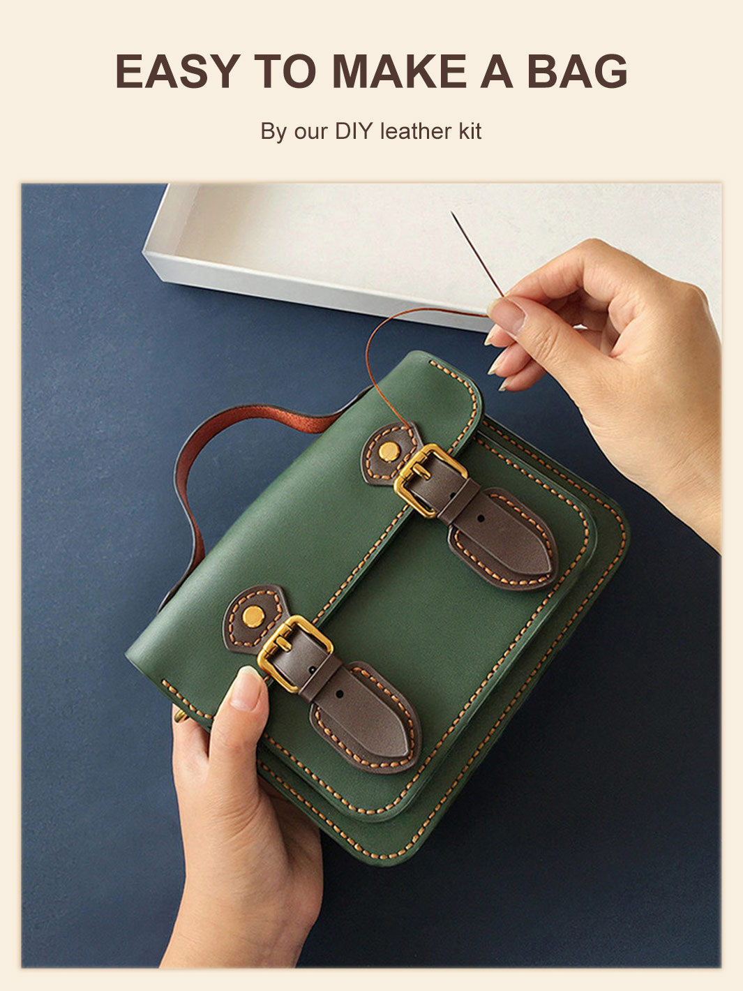 POPSEWING® Leather Lady Satchel Bag DIY Kit