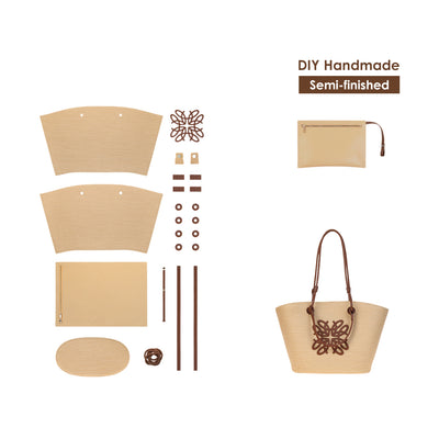 DIY Tote Bag Kit Patterns | Designer Basket Bag for Women - POPSEWING®