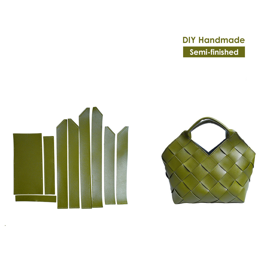 Leather Woven Handbag Patterns | Semi-finished Leather Bag Kits - POPSEWING®