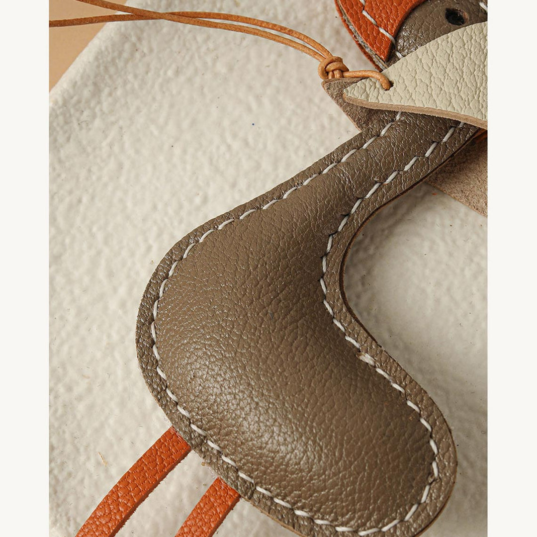 POPSEWING® Sheep Leather Lady Flamingo Charm DIY Kit