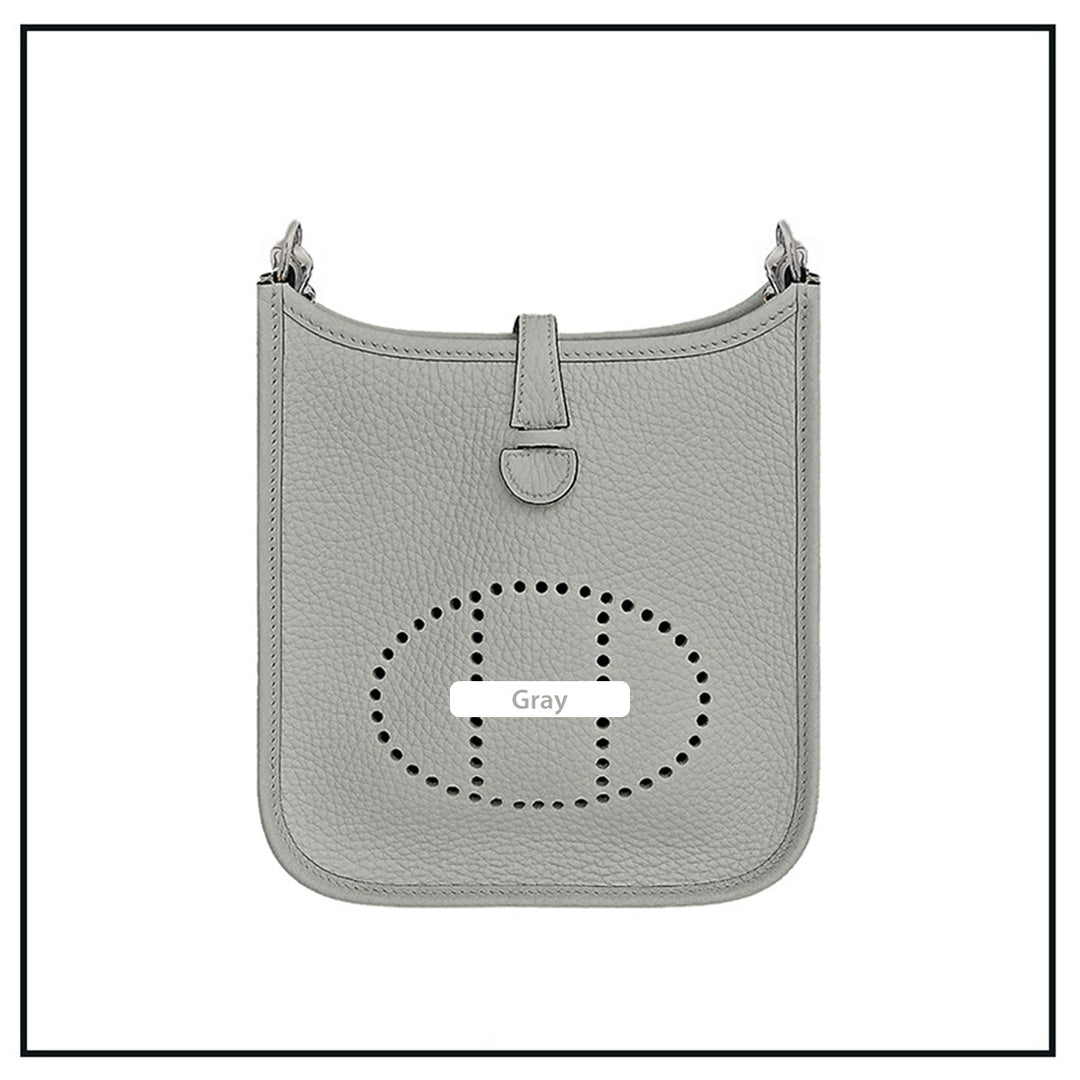 Grey Evelyne Bag | DIY Hermes Bag Leather Kit - Mini Size | POPSEWING®