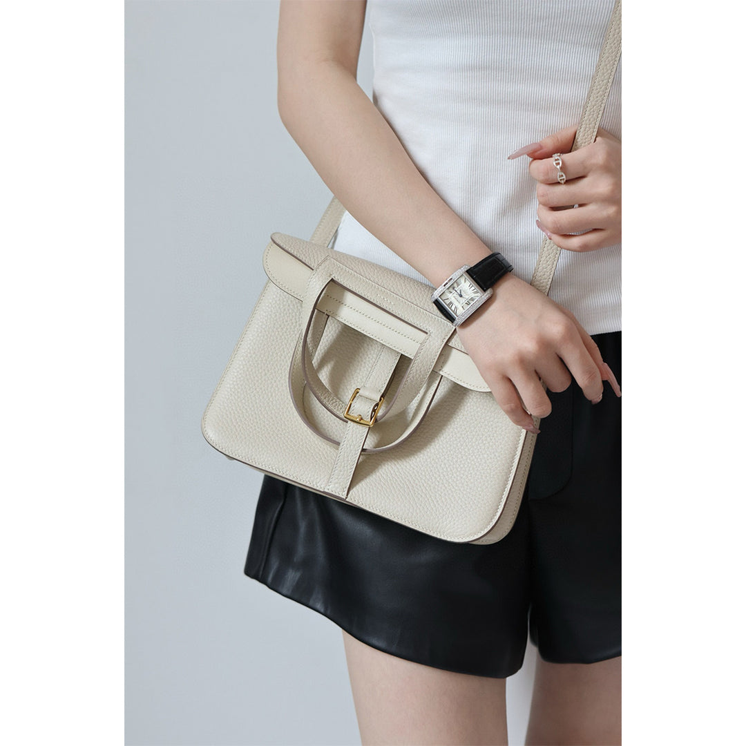 Handmade Leather Classic Horseshoe Bag for Women