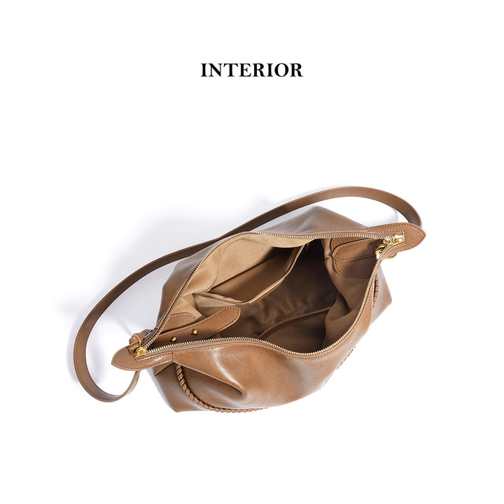 Leather Women Hobo Shoulder Bag