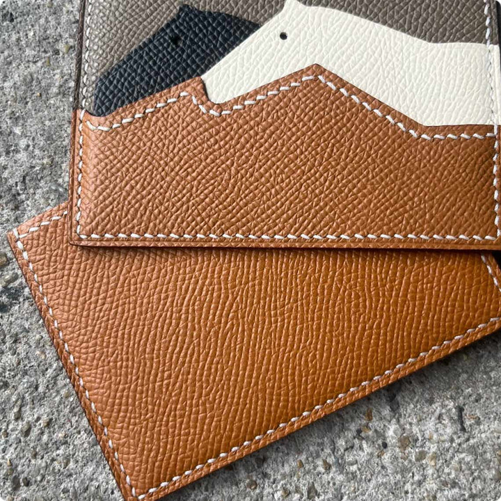 Handmade Horses Card Wallet | DIY Luxury Leather Card Holder - POPSEWING®