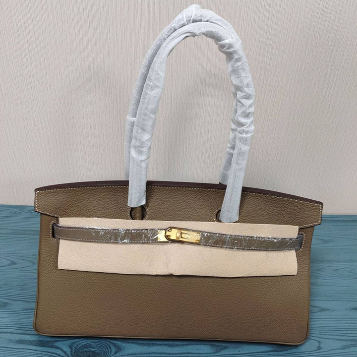 Top Grain Leather Inspired Birk Shoulder Bag