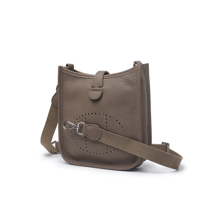 Top Grain Leather Inspired Evelyne Crossbody Bag