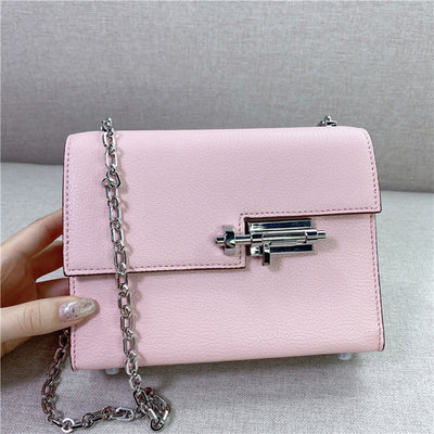 Pink Leather Chain Bag | Luxury Bags Dupe