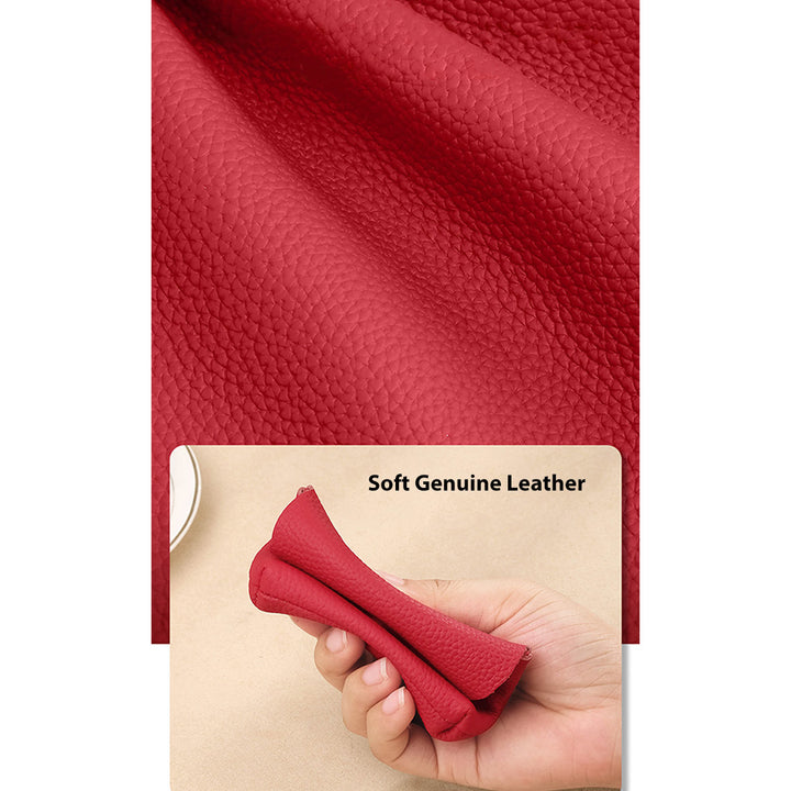 Top Grain Leather Simple Coin Wallet