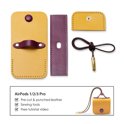 Mini Bag Leather Patterns | AirPods Pro Leather Holder - POPSEWING®
