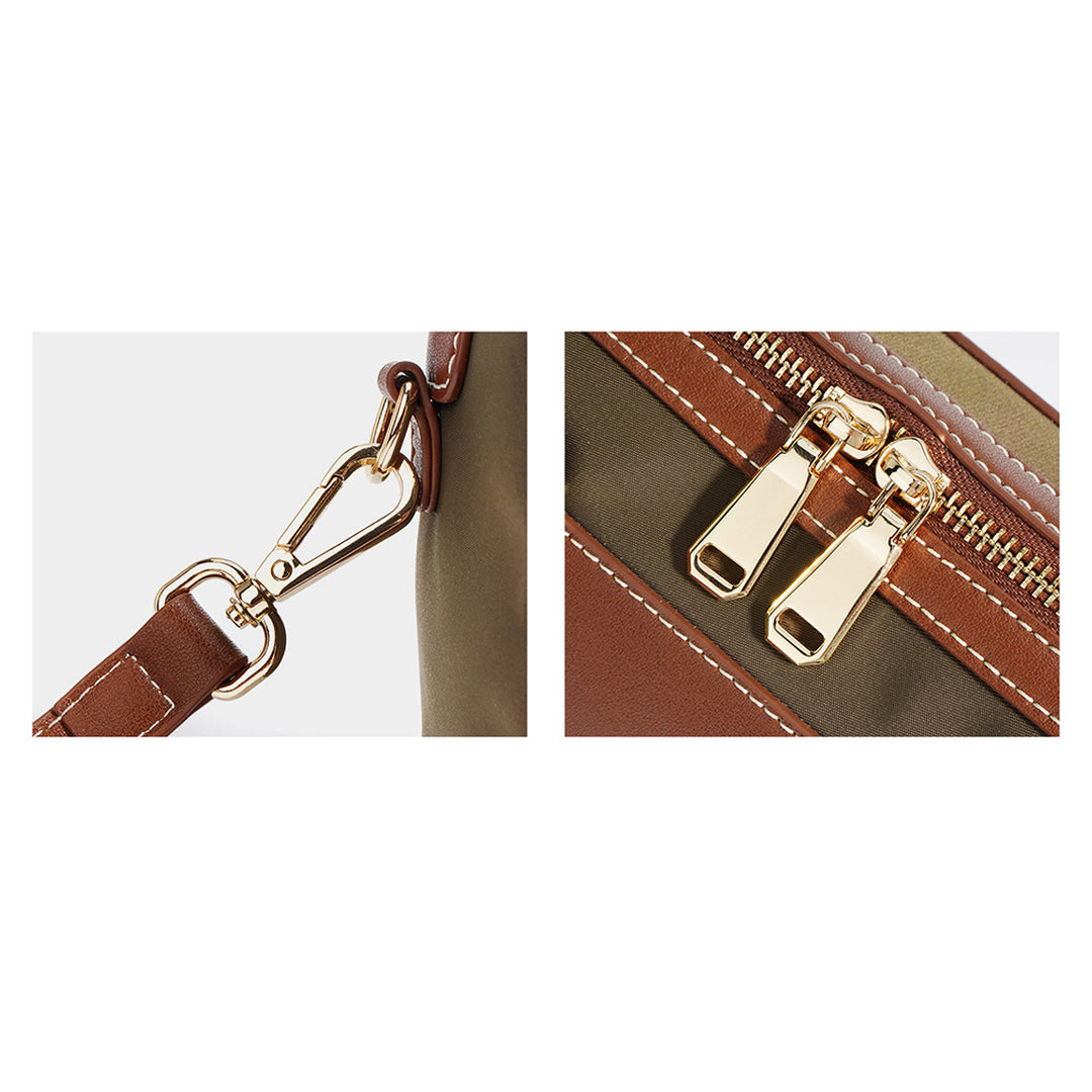 Leather Women Light Boston Handbag