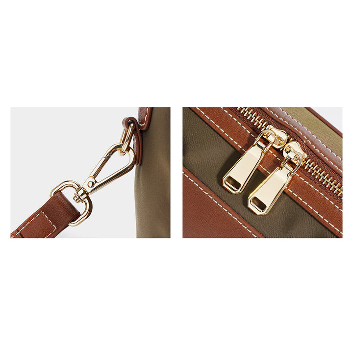 Leather Women Light Boston Handbag