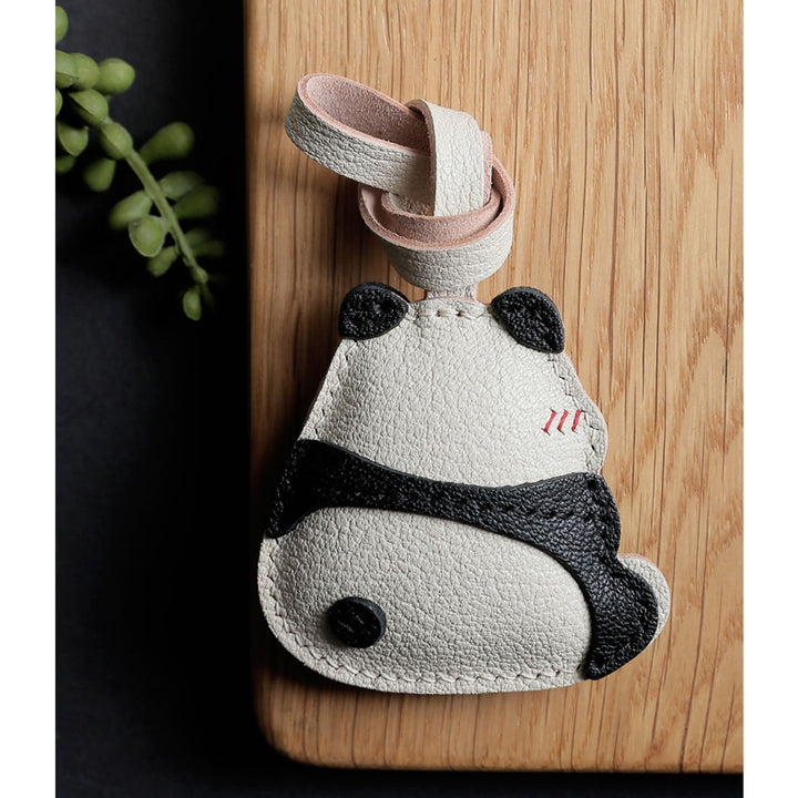 POPSEWING® Sheep Leather Cute Angry Panda Charm DIY Kit