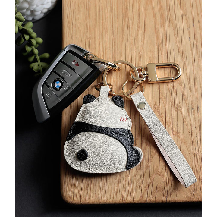 POPSEWING® Sheep Leather Cute Angry Panda Charm DIY Kit