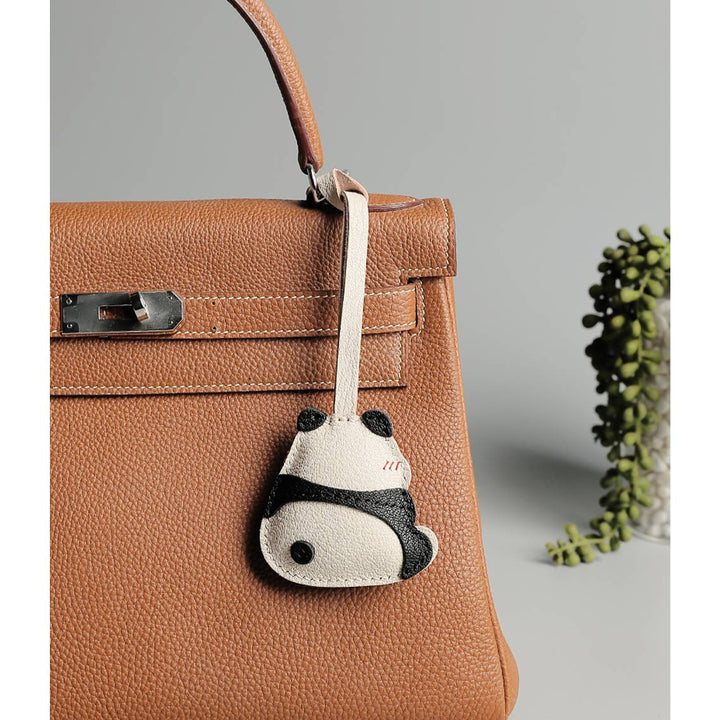 POPSEWING® Sheep Leather Cute Angry Panda Charm DIY Kit