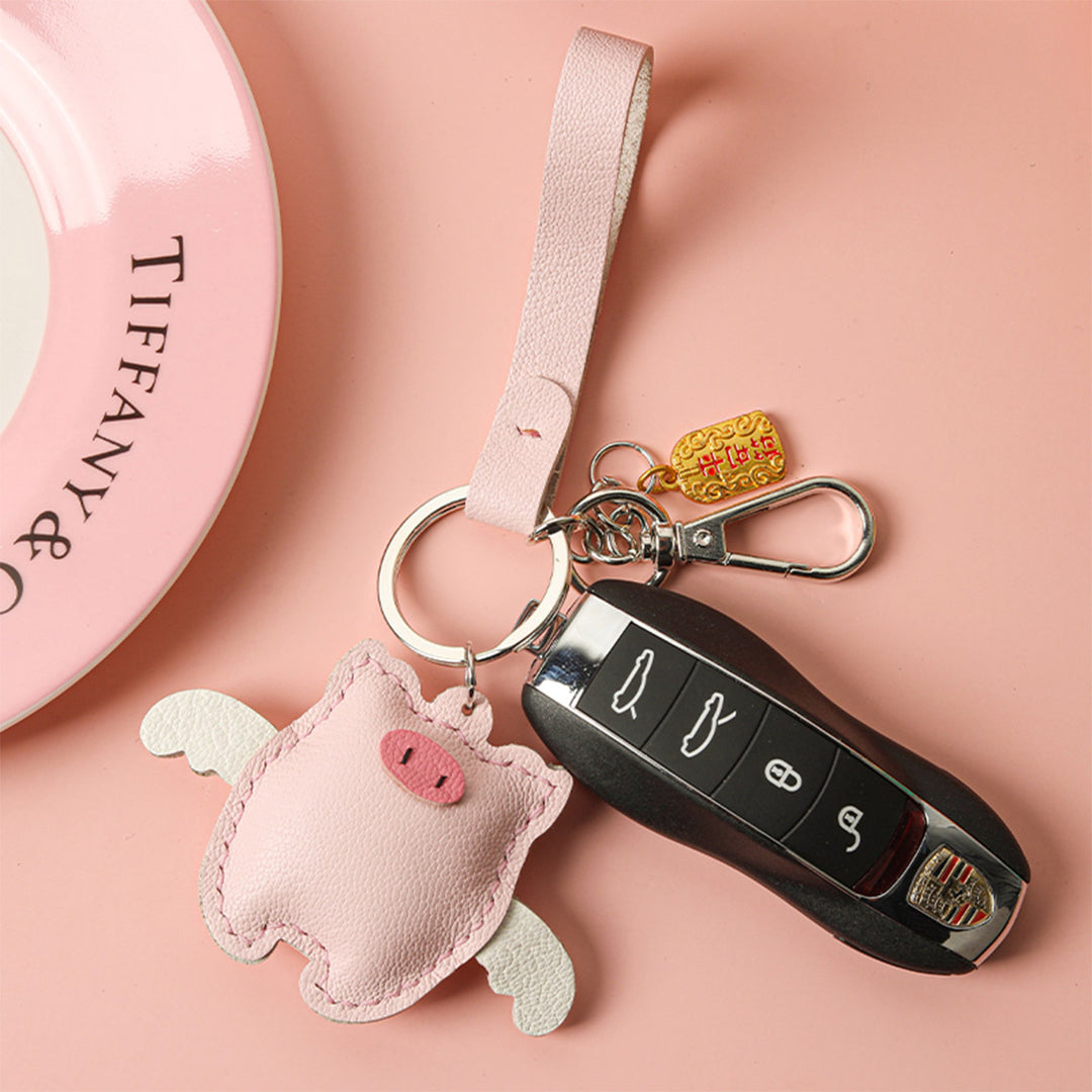 POPSEWING® Sheep Leather Piglet Keychain DIY Kit