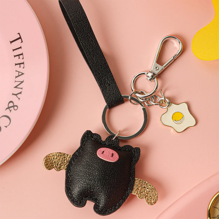 POPSEWING® Sheep Leather Piglet Keychain DIY Kit
