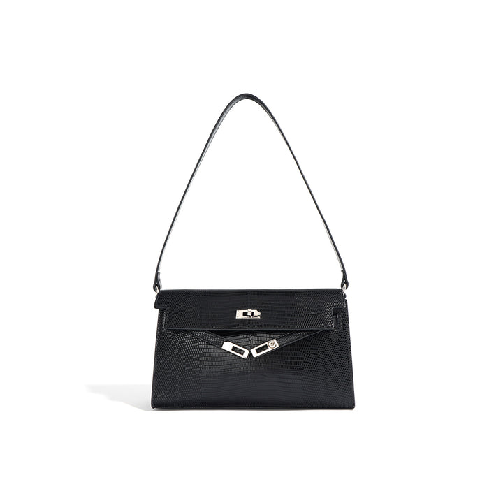 Leather Inspired Kelly Shoulder Bag