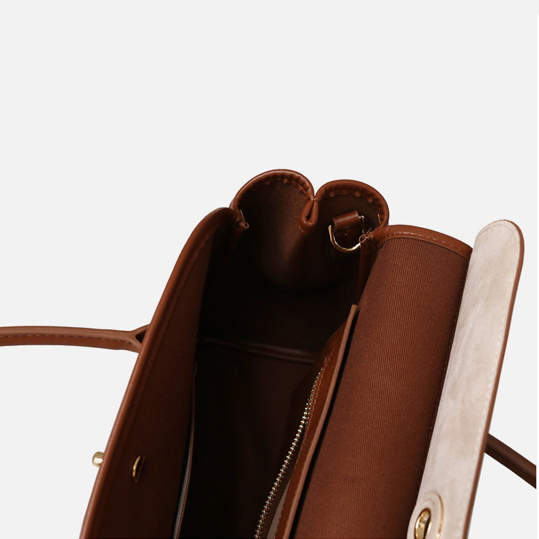 Top Grain Leather Women Work Handbag